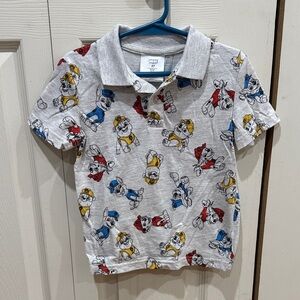 jumping beans Gray Paw Patrol Character Polo 4T